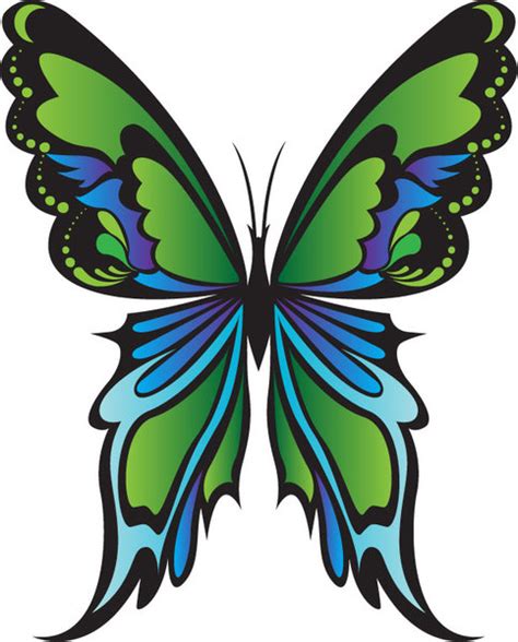 Vector De Mariposa Verde Vector Gratis ¡descargalo Ahora