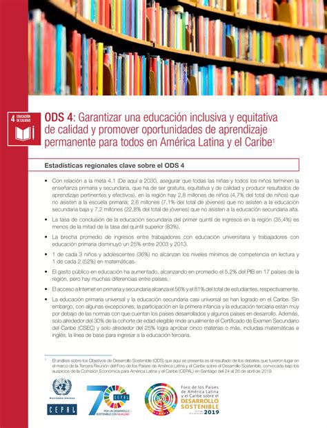 Ods Educaci N De Calidad Pdf