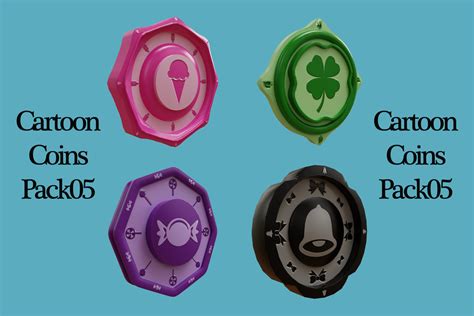 Cartoon Coins Pack05 3d Props Unity Asset Store