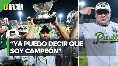 Los Pericos de Puebla son CAMPEONES y así reaccionó Sergio Omar