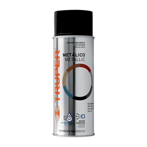 Ficha Tecnica Pintura En Aerosol Negro Met Lico Bote Tradicional Ml