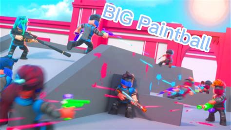 Playing Big Paintball In Roblox Youtube