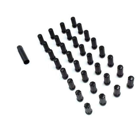 Ram 2500 Black 7 Spline Lug Nut Kit 916 Inch Set Of 32 03 11 Ram