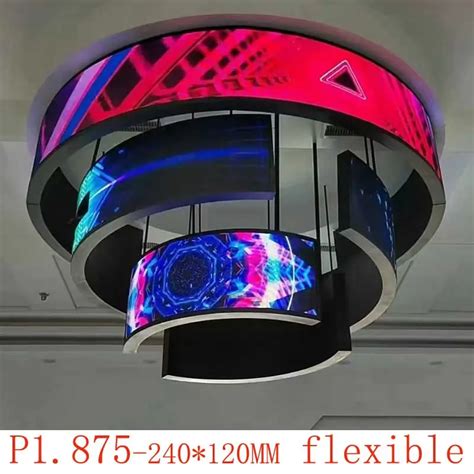 P1 875 Flexible Display Panel 240X120mm LED Screen Module Indoor Full