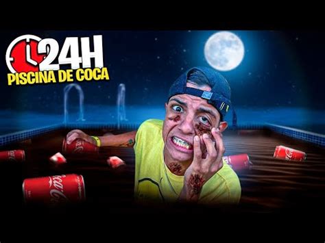 Fiz Uma Piscina De Coca Cola Gigante Passei A Noite Youtube