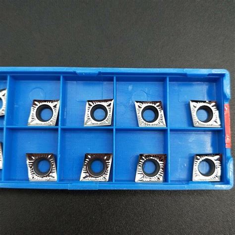 10Pcs CCGT09T304 AK H01 CCGT32 51 AK H01 Aluminum Blade CNC Inserts