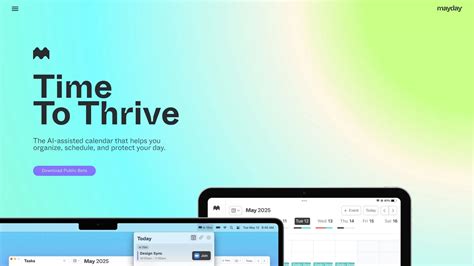 Mayday Calendario Impulsado Por Ia Para Productividad Creati Ai