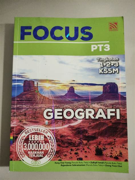 Focus KSSM PT3 Tingkatan 1 2 3 Geografi Pelangi Hobbies Toys