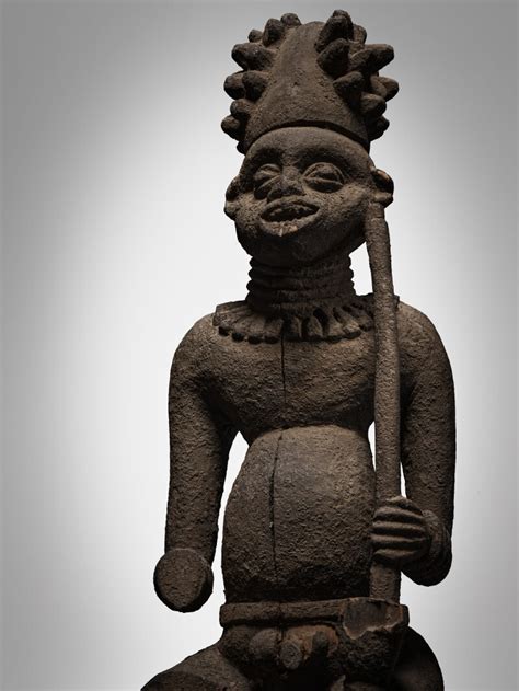 Bamileke Bangwa Figure Of A King Fontem Valley Grassfields Cameroon