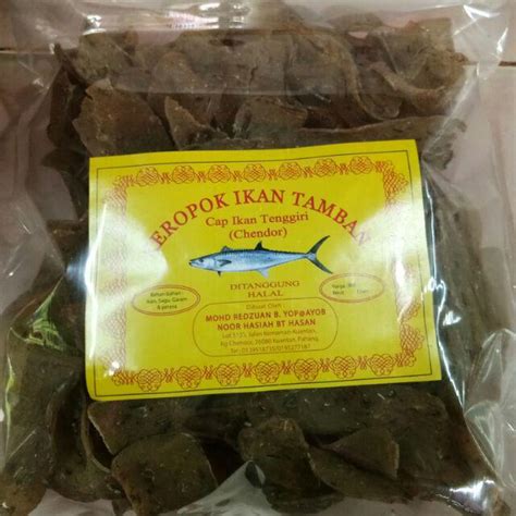 Keropok Ikan Tamban Cap Tenggiri Original Kemaman Terengganu Gm