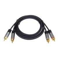 PREMIUMCORD Kabel 2x CINCH 2x CINCH M M 3m ED System A S