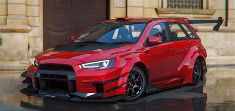 Mitsubishi Lancer EVO X Wagon | MK Customs – Gorilla Cars & MLO