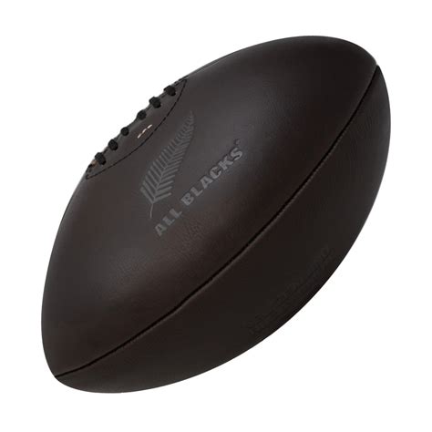 Gilbert New Zealand All Blacks Vintage Leather Rugby Ball - World Rugby Shop