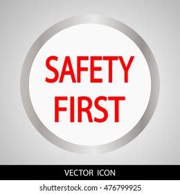 Safety First Icon Stock Vector (Royalty Free) 476799925 | Shutterstock