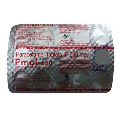 Pacimol 650mg Tablet 15 S Informacionpublica Svet Gob Gt