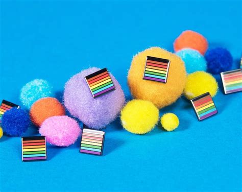 RAINBOW Pride The Pin Prick London UK LGBT Rainbow Gay Pride