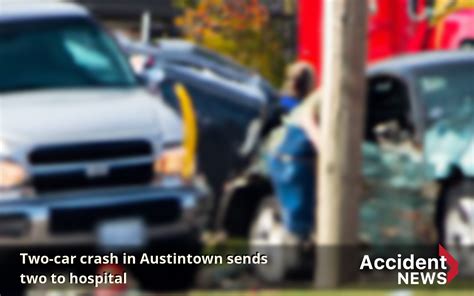 Two Car Crash In Austintown Sends Two To Hospital