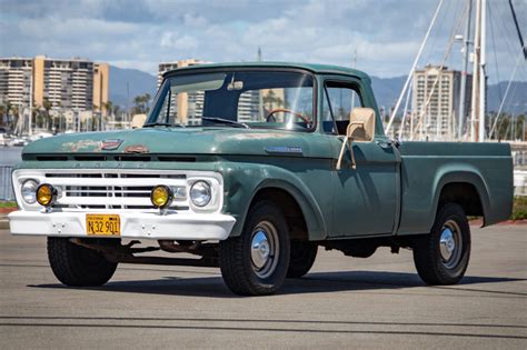 No Reserve 1962 Ford F 100 3 Speed For Sale On Bat Auctions Sold For