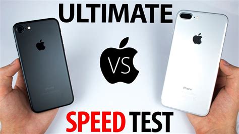 Iphone 7 Vs 7 Plus The Ultimate Speed Test Youtube