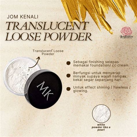 Translucent Loose Powder Original Mk Shopee Malaysia