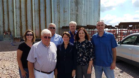 SENATOR KLOBUCHAR TOURS CONSTRUCTION - Lewis and Clark Regional Water System