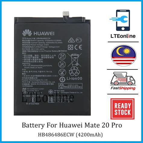 Lteonline Original Huawei Mate Pro Battery Hb Ecw Mah