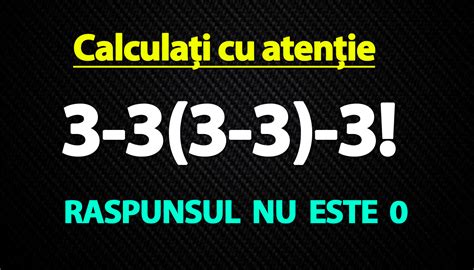 Test Iq Exclusiv Pentru Genii Calcula I R Spunsul Nu Este