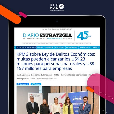 Redmad Kpmg Y Colegio De Ingenieros Sobre Ley De Delitos Econ Micos