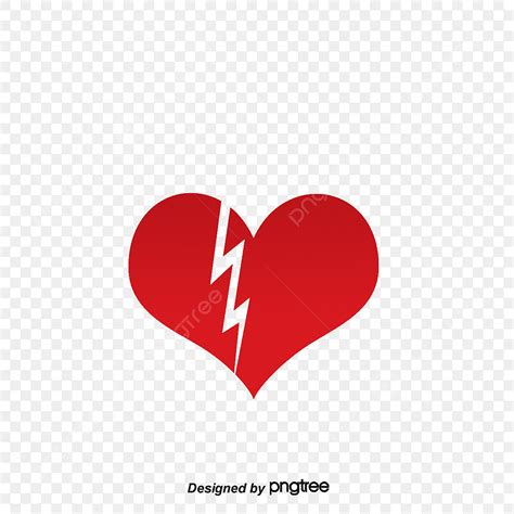 Red Heart Outline Clipart Vector Vector Red Hearts Broken Heart Heart Outline Heart Clipart