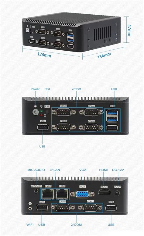 Thin Client Pc Th Gemini Lake J Cpu Quad Core J Mini Pc Dc