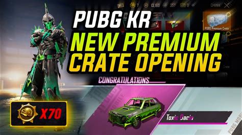 PUBG KR CRATE OPENING NEW PREMIUM CRATE OPENING PUBG KR HOW TO GET