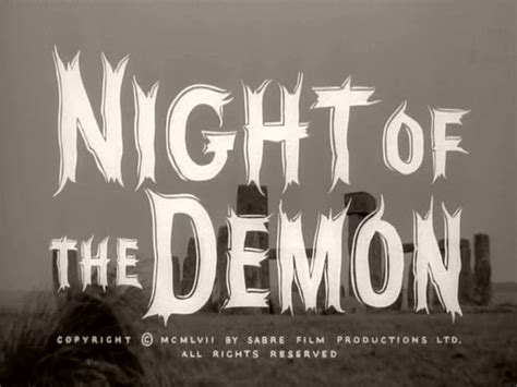 Night of the Demon (1957 film)