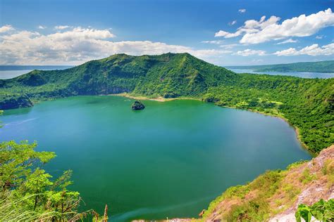 Crater Lake Of Taal Volcano On Taal Volcano Island, Philippines Photograph by Cavan Images - Pixels