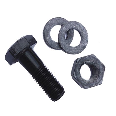 Astm Ansi Black Oxide Hex Bolt And Nut China Din