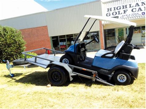 Tilting Golf Cart Trailer Golf Carts Highland Golf Carts