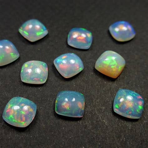 Ethiopian Opal Lucky Dip Cushion Cut Mm Welo Etsy