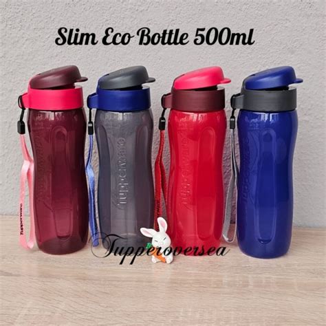 Tupperware Slim Eco Bottle Ml With Strap Pc Shopee Philippines