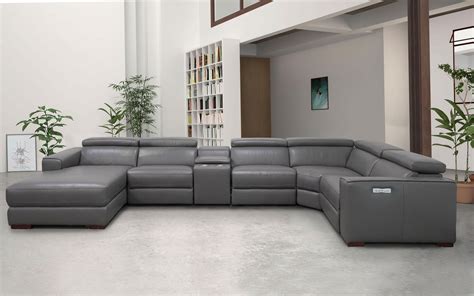 Leather Sectional Sofa With Chaise And Recliner | Cabinets Matttroy