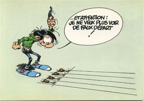 Gaston Lagaffe Carte Postale Et Attention Je Ne Veux Plus