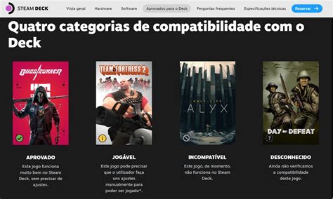 Valve Lança Página Com Os Jogos Aprovados Para A Sua Consola Steam Deck