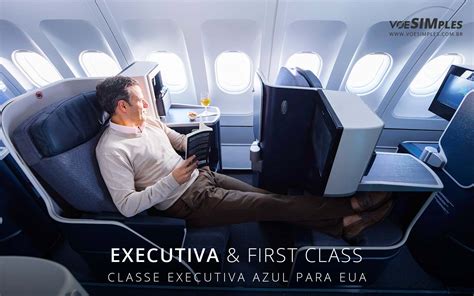 Classe Executiva Azul Estados Unidos Voar De Classe Executiva Azul