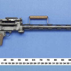 Machine Gun Bergmann Light German World War I