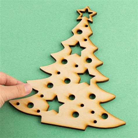 Unfinished Wood Christmas Tree Cutout All Wood Cutouts Wood Crafts