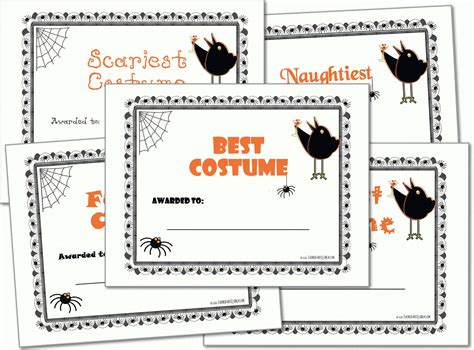 Free Printable Halloween Award Certificates | Free Printable Pertaining ...