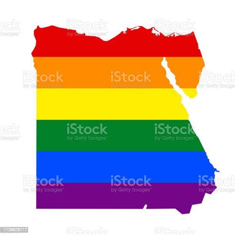 Lgbt Flag Map Vector Rainbow Map Of Country In Colors Of Lgbt Pride