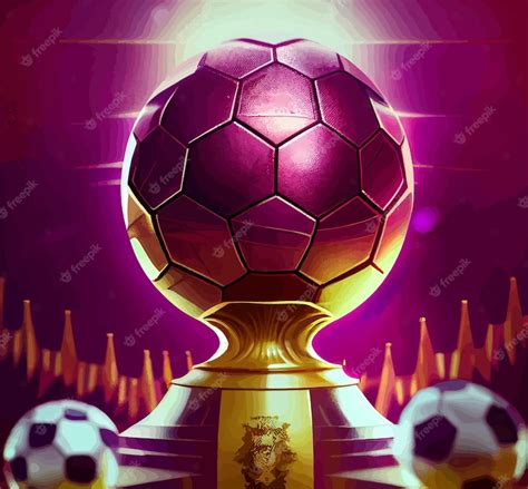 Premium Photo 2022 Soccer World Cup Trophy Illustration