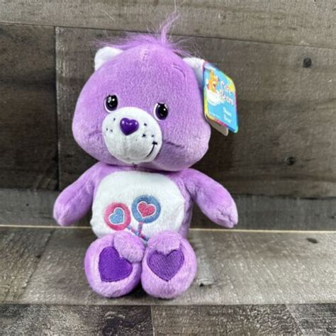 Care Bears Share Bear Plush Purple Lollipops Ebay