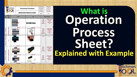 Manufacturing Process Sheet Format