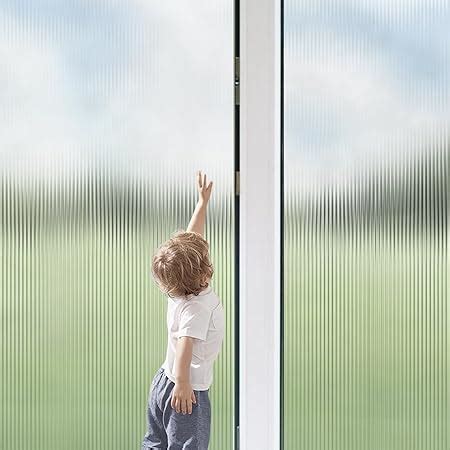 Amazon Reeded Glass Window Privacy Film Non Adhesive Frosted