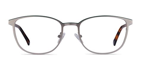 Guide Rectangle Gunmetal And Tortoise Full Rim Eyeglasses Eyebuydirect